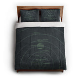 Solar System Navy & Mint in Full/Queen (88" x 88") Size