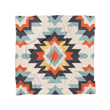 Dakota Blue & Orange in Full/Queen (88" x 88") Size