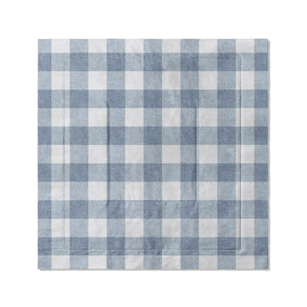 Buffalo Plaid Steel Blue in Full/Queen (88" x 88") Size