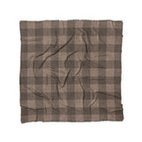 Buffalo Plaid Dark Cedar Brown in Full/Queen (88" x 88") Size