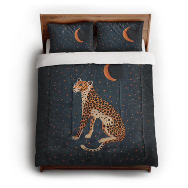 Night Cheetah in Full/Queen (88" x 88") Size
