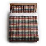 Monaghan Plaid Blue & Red in Full/Queen (88" x 88") Size