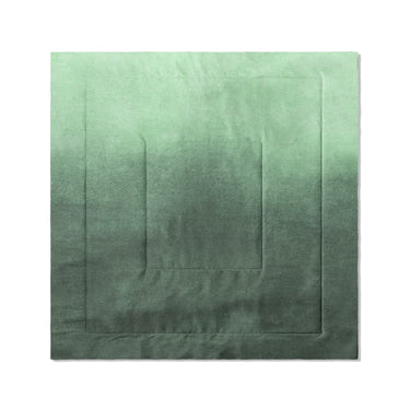 Kieran Watercolor Green Ombre in Full/Queen (88" x 88") Size