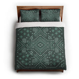 Durand Deep Turquoise in Full/Queen (88" x 88") Size