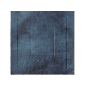 Andromeda Watercolor Navy in Full/Queen (88" x 88") Size