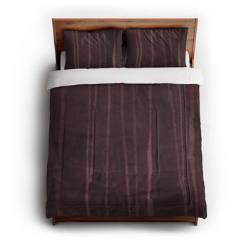 Felix Bleach Dye Burgandy Comforter