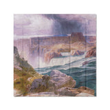 Shoshone Falls of the Great Idaho Snake River by Thomas Moran in Full/Queen (88" x 88") Size