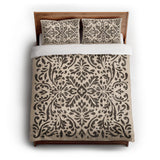 Floranna Ivory & Black in Full/Queen (88" x 88") Size