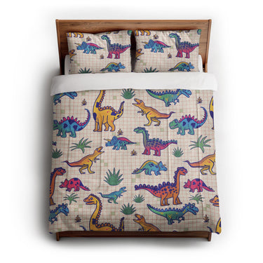 Doodle Dinos in Full/Queen (88" x 88") Size
