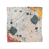 Colin Paint Splatter Multicolor in Full/Queen (88" x 88") Size