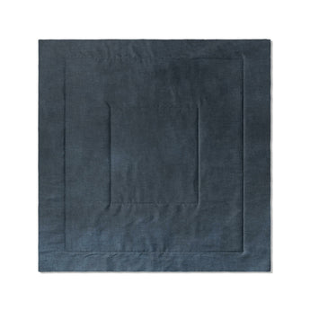 Keanu Watercolor Navy Blue Ombre in Full/Queen (88" x 88") Size