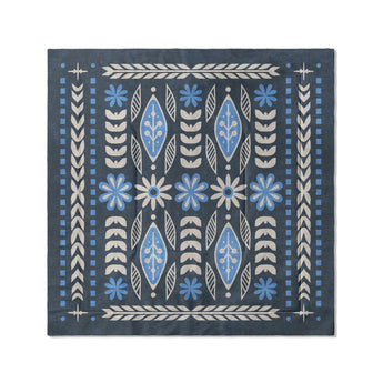 Topanga Navy & Columbia in Full/Queen (88" x 88") Size