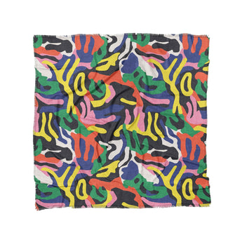 Umberto Black Multicolor in Full/Queen (88" x 88") Size