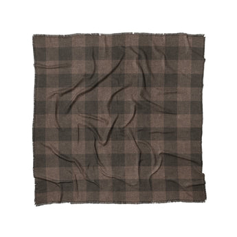 Buffalo Plaid Hickory Brown in Full/Queen (88" x 88") Size