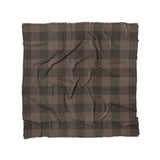 Buffalo Plaid Hickory Brown in Full/Queen (88" x 88") Size