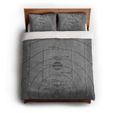 Solar System Grey & Black in Full/Queen (88" x 88") Size