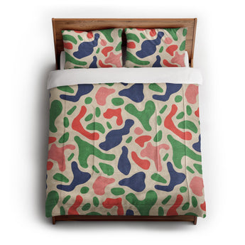 Cosimo Blue Green Red in Full/Queen (88" x 88") Size