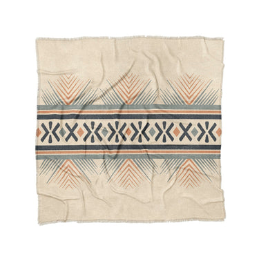 Loxcie Ivory & Blue in Full/Queen (88" x 88") Size