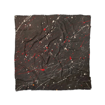 Edgar Red & Vintage Black in Full/Queen (88" x 88") Size