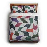 Twyla Checkered Multicolor in Full/Queen (88" x 88") Size