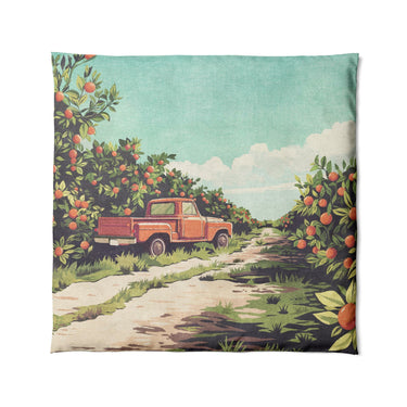 Orange Grove in Full/Queen (88" x 88") Size