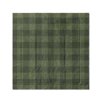 Buffalo Plaid Dark Olive in Full/Queen (88" x 88") Size
