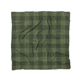 Buffalo Plaid Dark Olive in Full/Queen (88" x 88") Size