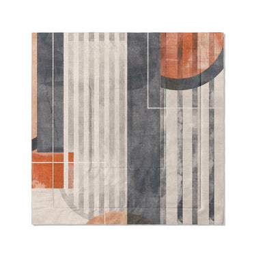 Gordian Navy & Orange in Full/Queen (88" x 88") Size