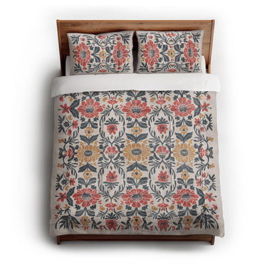 Corriana Navy & Red in Full/Queen (88" x 88") Size