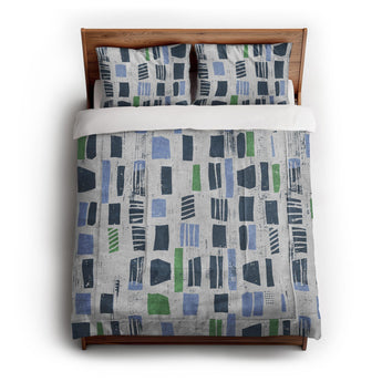 Milo Blue & Green in Full/Queen (88" x 88") Size