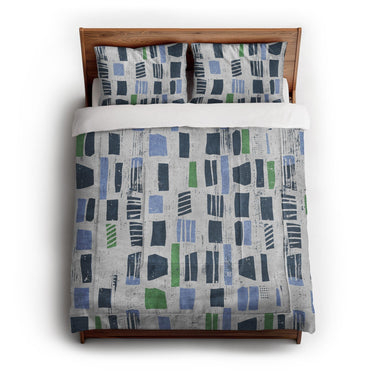 Milo Blue & Green in Full/Queen (88" x 88") Size