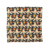 Tribal Birds Black in Full/Queen (88" x 88") Size