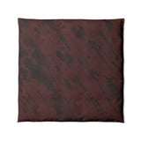 Hurley Splatter Dye Burgandy in Full/Queen (88" x 88") Size