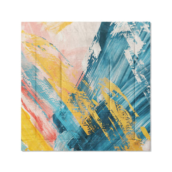 Egon Blue & Yellow in Full/Queen (88" x 88") Size