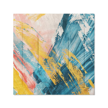 Egon Blue & Yellow in Full/Queen (88" x 88") Size