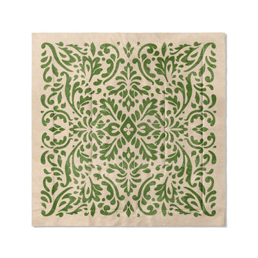 Floranna Ivory & Green in Full/Queen (88" x 88") Size