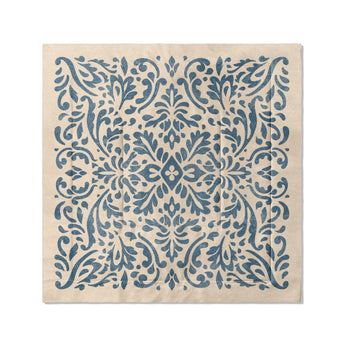 Floranna Ivory & Blue in Full/Queen (88" x 88") Size