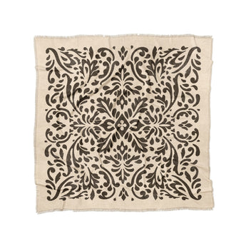 Floranna Ivory & Black in Full/Queen (88" x 88") Size