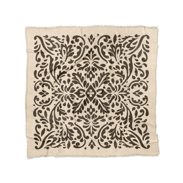 Floranna Ivory & Black in Full/Queen (88" x 88") Size