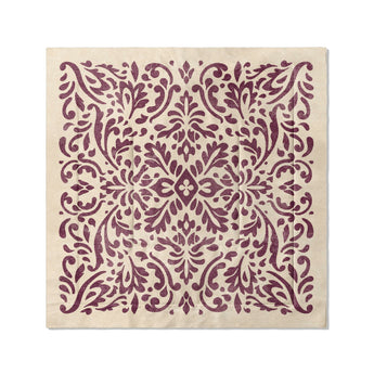 Floranna Ivory & Wine in Full/Queen (88" x 88") Size