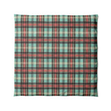 Ferguson Plaid Teal Red in Full/Queen (88" x 88") Size