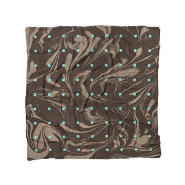 Acid Burn Brown & Carolina Blue in Full/Queen (88" x 88") Size