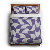 Twyla Checkered Periwinkle in Full/Queen (88" x 88") Size
