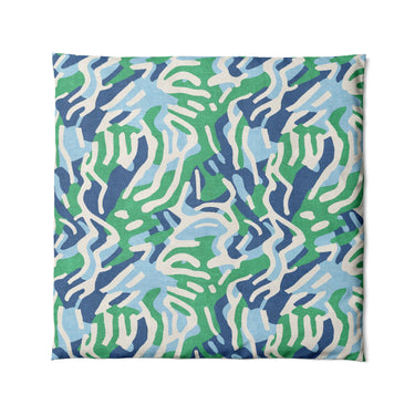 Leonardo Blue Green in Full/Queen (88" x 88") Size