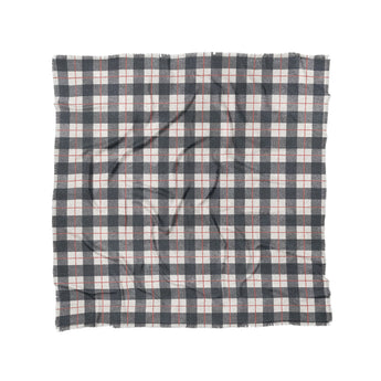 Wallace Plaid Navy & Red in Full/Queen (88" x 88") Size