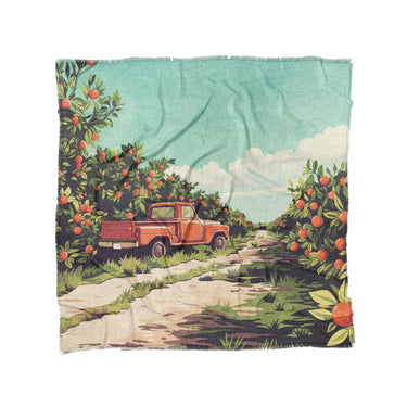 Orange Grove in Full/Queen (88" x 88") Size