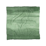 Jacinda Watercolor Green Ombre in Full/Queen (88" x 88") Size