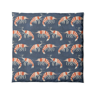 Tribal Prawns in Full/Queen (88" x 88") Size