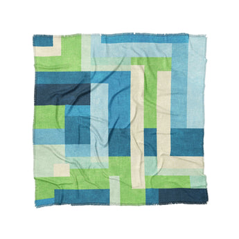 Henry Blue & Green in Full/Queen (88" x 88") Size