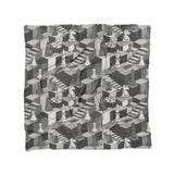 Harmon Surreal Chess Black & White in Full/Queen (88" x 88") Size